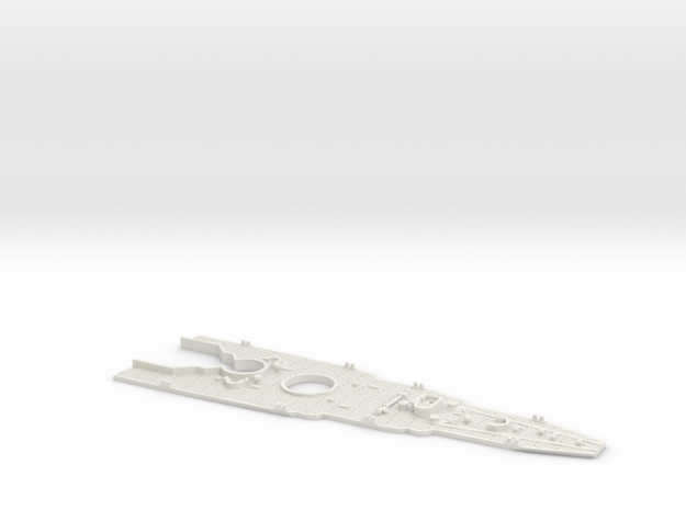 1/700 New Mexico-Based Battle Cruiser Foredeck Fwd in White Natural Versatile Plastic