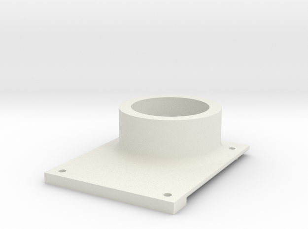 M38 - air filter: top jig in White Natural Versatile Plastic