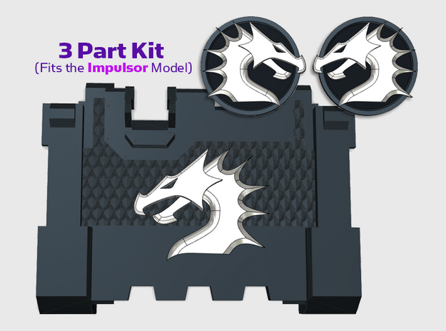 Black Dragons : Impala Branding Kit 2 in Tan Fine Detail Plastic