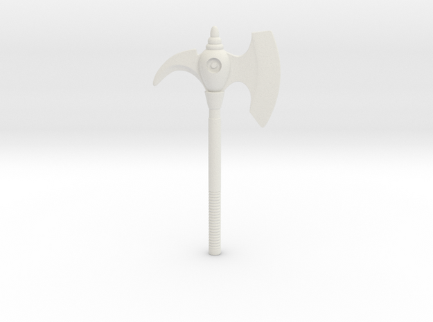 Galaxy Warriors Axe 2 Vintage in White Natural Versatile Plastic