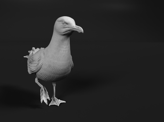 Herring Gull 1:35 On one leg in Tan Fine Detail Plastic