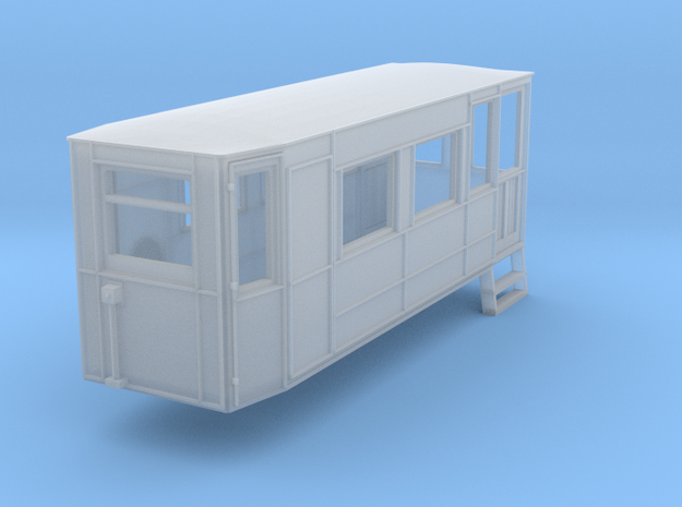 b-100fs-crochat-pithiviers-railcar in Tan Fine Detail Plastic