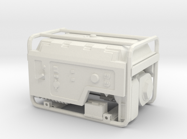 Generator  1:24 scale in White Natural Versatile Plastic