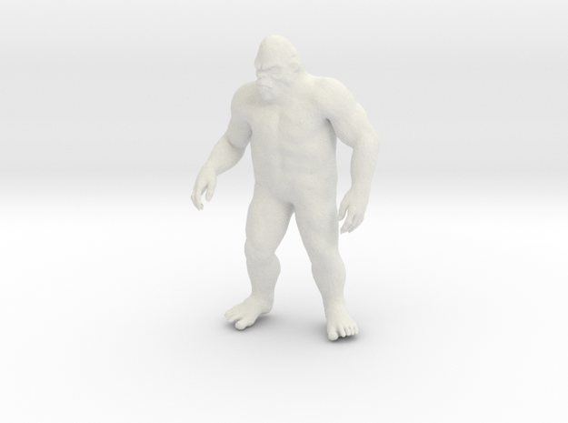 Abominable Snowman in White Natural Versatile Plastic: 1:22.5