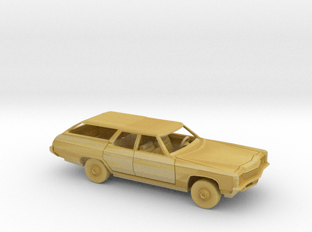 1/87 1971 Chevrolet Impala Kingswood Station Wagon in Tan Fine Detail Plastic