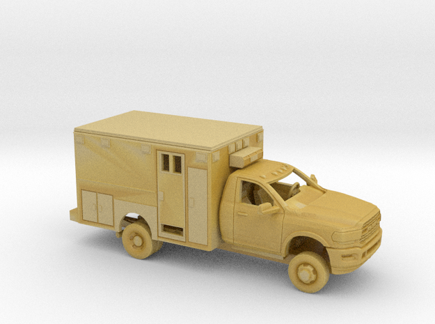 1/160 2020 Dodge Ram Regular Cab  Ambulance Kit in Tan Fine Detail Plastic