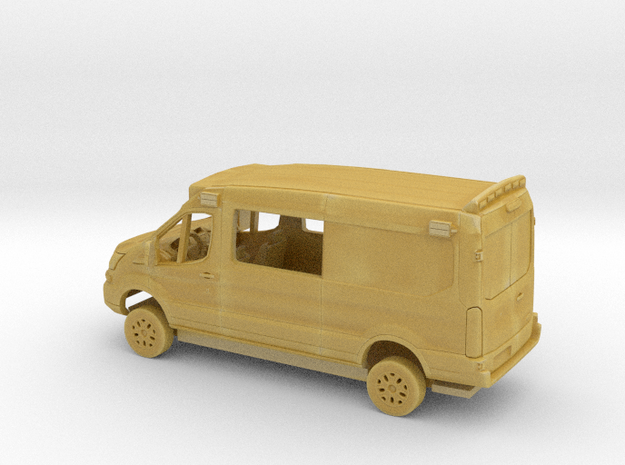 1/87 2018 Ford Transit Raised Roof  Ambulance Kit in Tan Fine Detail Plastic