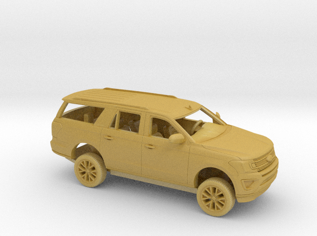 1/87 2017 Ford Expedition Max Kit in Tan Fine Detail Plastic