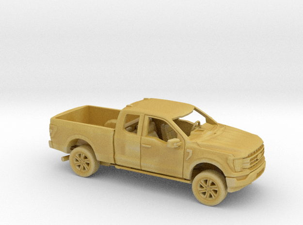 1/160 2021 Ford F150 Extended Cab Regular Bed Kit in Tan Fine Detail Plastic