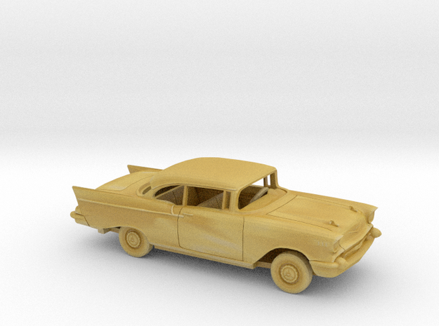 1/87 1957 Chevrolet One Fifty Coupe Kit in Tan Fine Detail Plastic