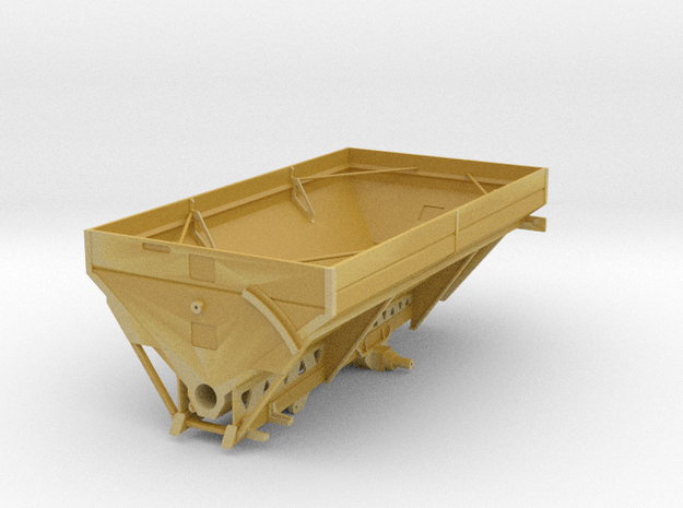Green/Red 1396 Tracked Grain Cart (Part 1 of 4) in Tan Fine Detail Plastic