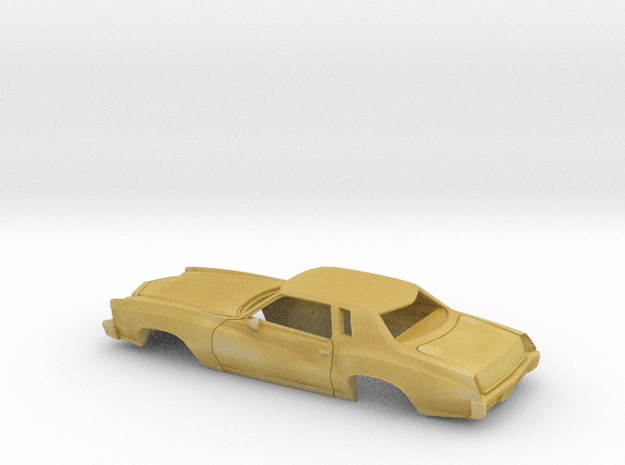 38mm WB 1973-74 Chevrolet Monte Carlo Shell in Tan Fine Detail Plastic