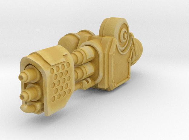 Crusader Dreadnought Flame Thrower Cannon (RIGHT) in Tan Fine Detail Plastic