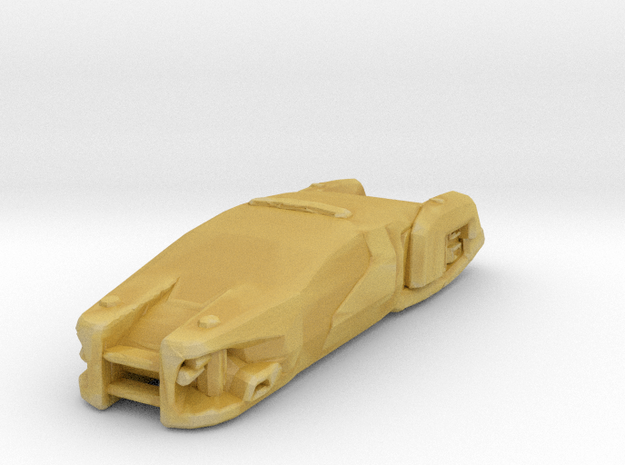 TR 2012 Poice Car 1:160 scale in Tan Fine Detail Plastic