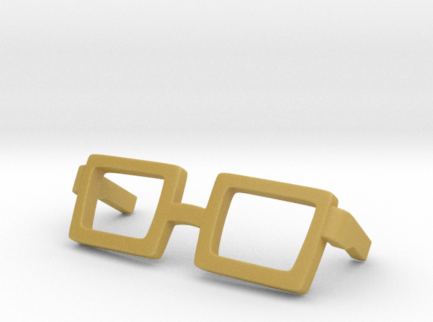 Glasses for Velma V4 and V5 in Tan Fine Detail Plastic