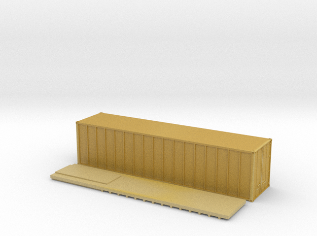 N Scale 35' Container (NSK) in Tan Fine Detail Plastic