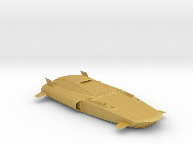 BG Hover Car V4 1:160 Scale in Tan Fine Detail Plastic