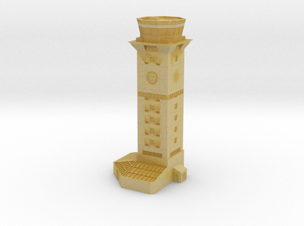 1:700 USAF Control Tower 3 in Tan Fine Detail Plastic