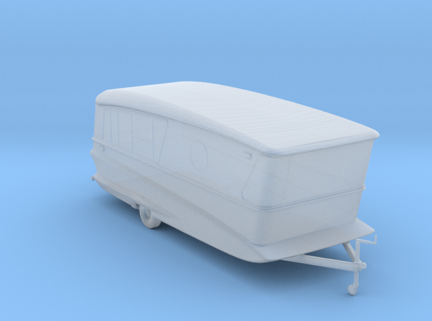   Travel Trailer v1 1:160 Scale in Clear Ultra Fine Detail Plastic