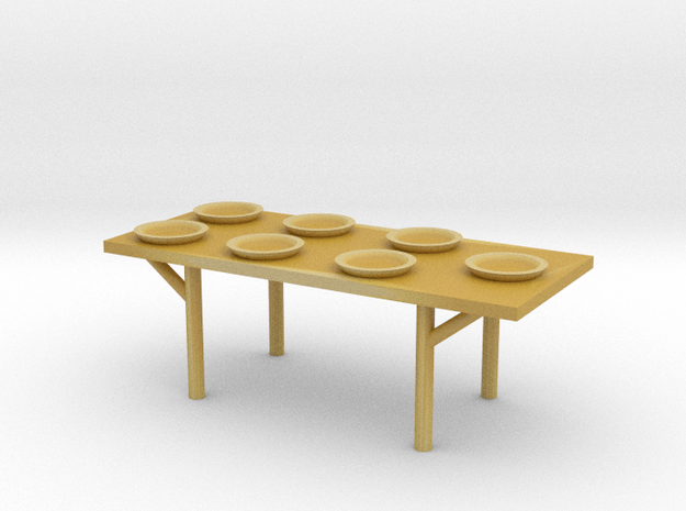 Lost in Space - Campsite Table - PL in Tan Fine Detail Plastic