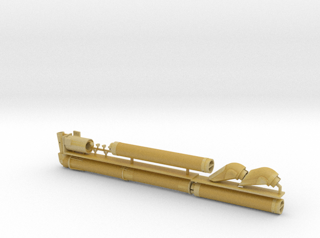 (1) GREEN 2015-xx 26' or 28.5' UNLD AUGER - STRGHT in Tan Fine Detail Plastic