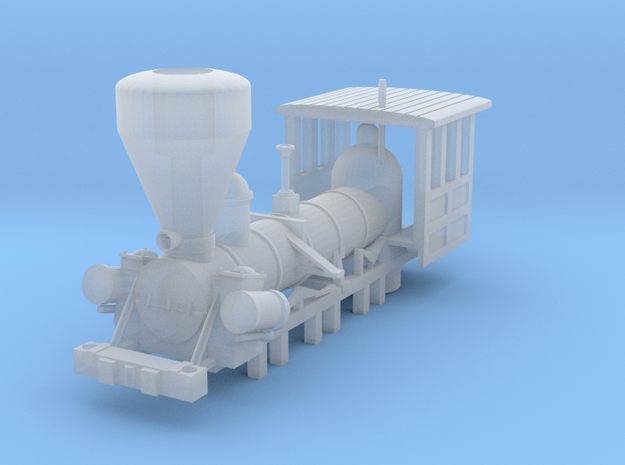 N Gauge (1:160) 0-6-0 'Philadelphia' Locomotive in Clear Ultra Fine Detail Plastic