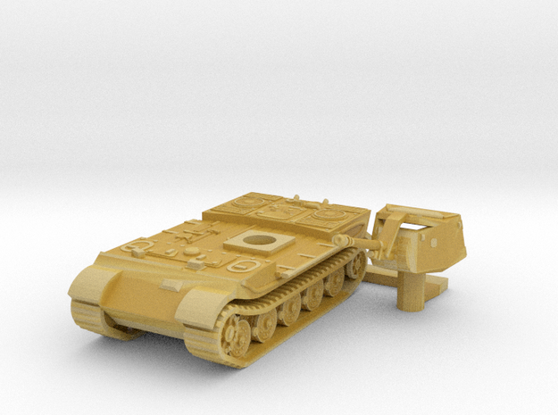 1/285 105mm leFH 43 auf Panzerkampfwagen VI Tiger in Tan Fine Detail Plastic