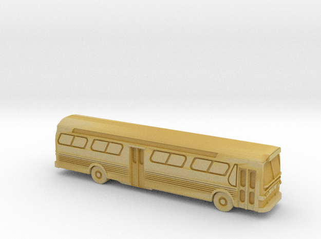 GM FishBowl Bus - Nscale in Gray Fine Detail Plastic