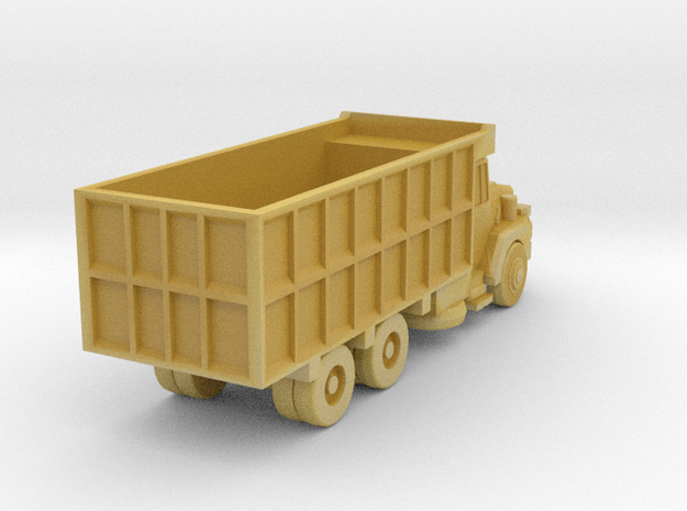 Mack Coal Truck - Zscale in Tan Fine Detail Plastic