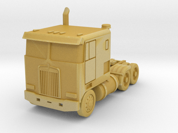 Kenworth Cabover - 1:500scale in Tan Fine Detail Plastic