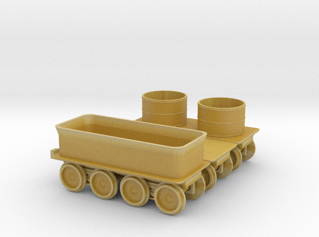 Cars for Grant 4-4-0 - Zscale in Tan Fine Detail Plastic