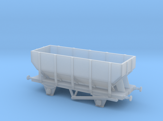 N Gauge 1:148 21t Iron Ore Hopper Wagon in Clear Ultra Fine Detail Plastic