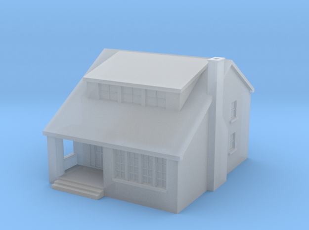 House 2 in Clear Ultra Fine Detail Plastic