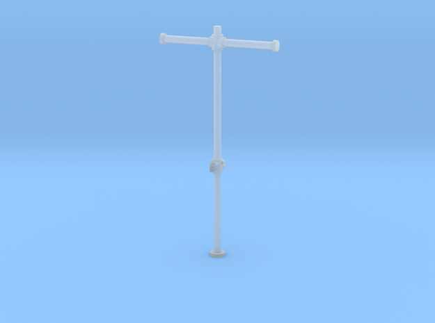 Marine Banner Pole with Hand in Clear Ultra Fine Detail Plastic