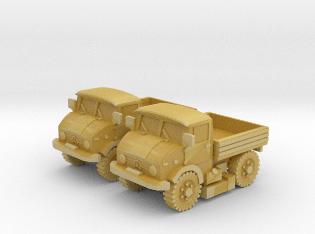 1/144 scale Unimog truck in Tan Fine Detail Plastic