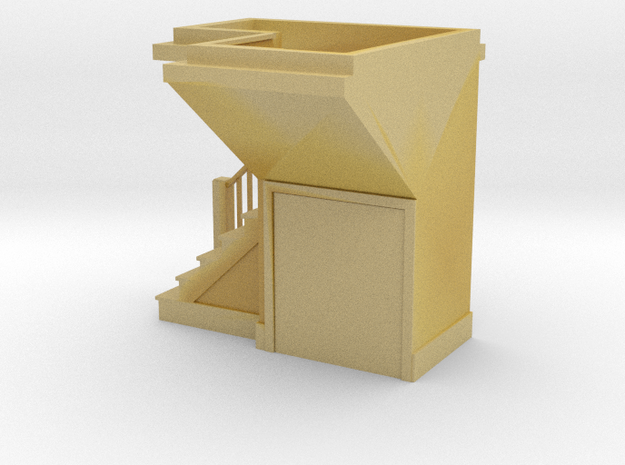 1:48 scale staircase 3 in Tan Fine Detail Plastic