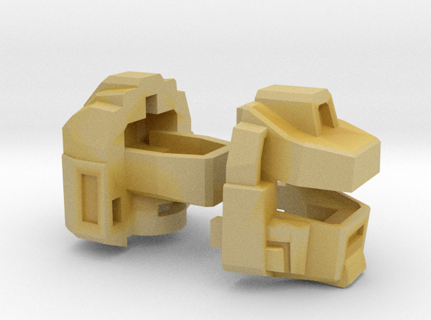 The Magnawheeler's Head, 4mm ball joint in Tan Fine Detail Plastic