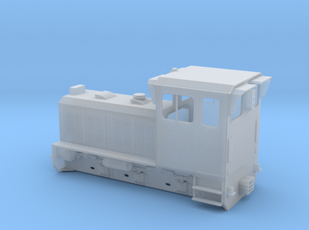 TSC & W&LLR Diema Diesel Locomotive Body in Clear Ultra Fine Detail Plastic