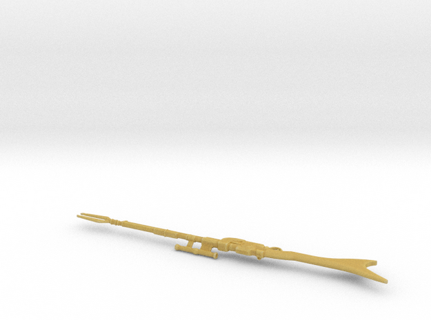 "The Mandalorian" Rifle (1:12 Scale) in Tan Fine Detail Plastic