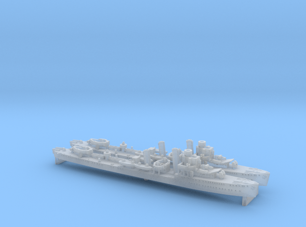 1/1800th 2 x HMS Mackay w/o masts in Clear Ultra Fine Detail Plastic