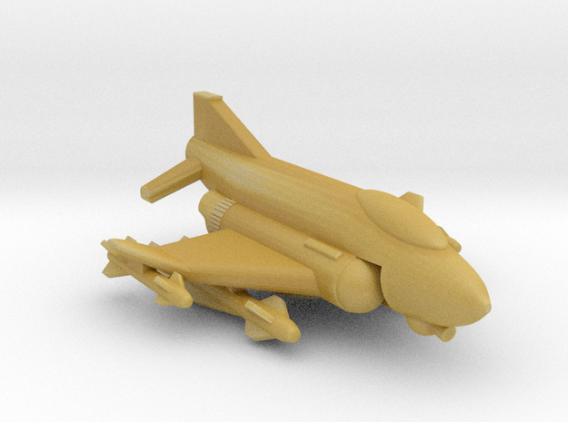 285 Scale Federation F-4 Ground-Based Fighter MGL in Tan Fine Detail Plastic