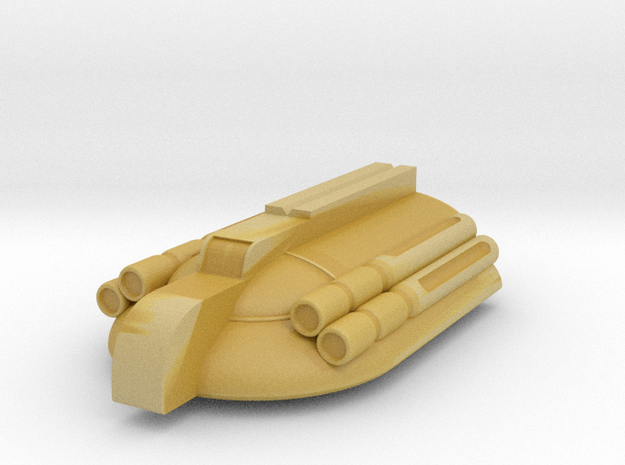 285 Scale Romulan Gladiator-D Superiority Fighter in Tan Fine Detail Plastic