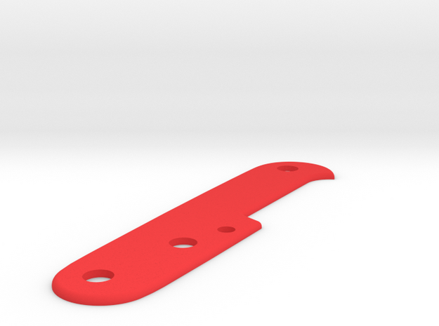 84mm Victorinox side2 (corkscrew) - thin in Red Processed Versatile Plastic