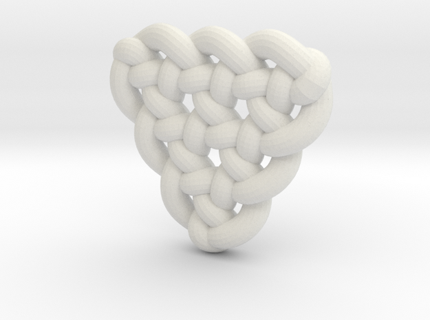 Celtic Knots 10 in White Natural Versatile Plastic