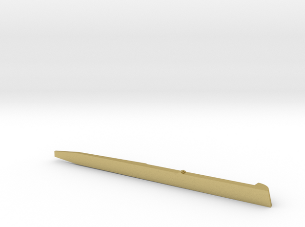 Swiss Army Style Toothpick in Natural Brass