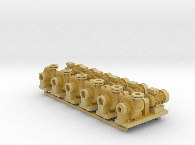 Centrifugal Pump #2 (Size 2.5 6pc) in Tan Fine Detail Plastic