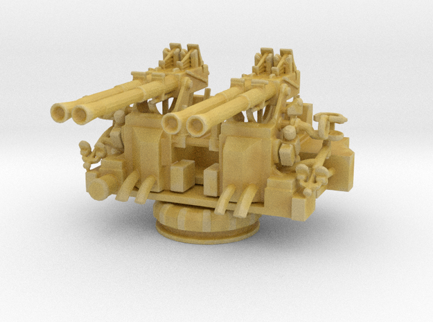 1/192 40mm Quad Bofors Mount in Tan Fine Detail Plastic