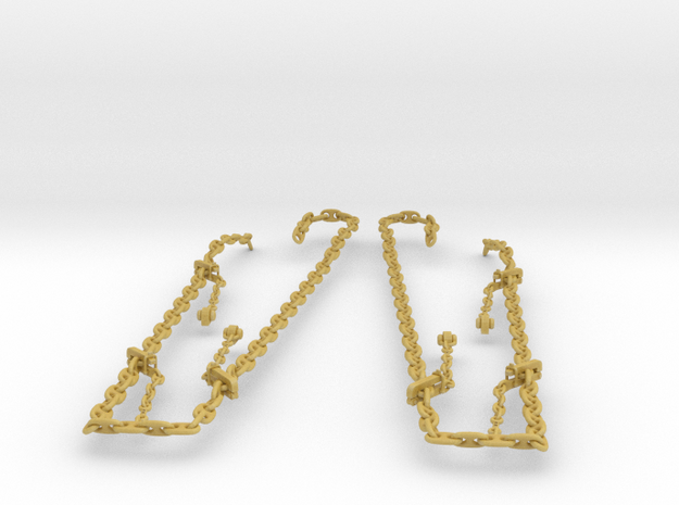 1/96 USN Anchor Chain in Tan Fine Detail Plastic
