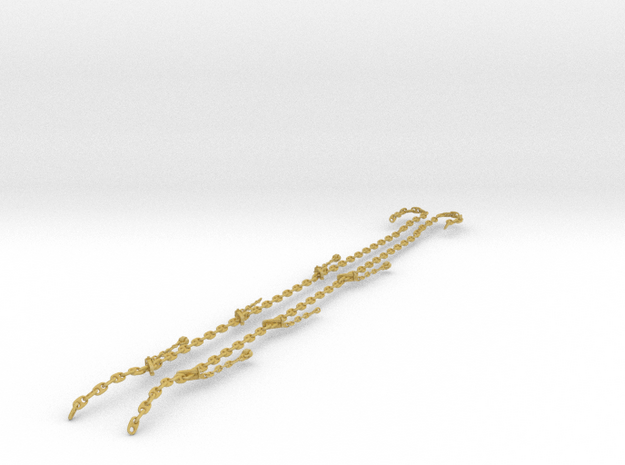 1/128 USN Anchor Chain in Tan Fine Detail Plastic