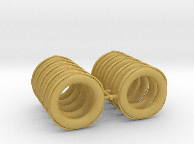 1/50 DKM Life Ring Set x10 in Tan Fine Detail Plastic